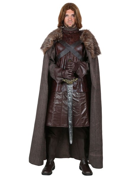 Halloween Brown Game of Thrones Costumes for Eddard Stark