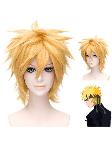 Blonde Straight Uzumaki Naruto Naruto Wig