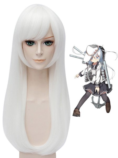 Kantai Collection Kancolle Hibiki Halloween Cosplay Wig