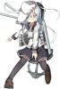 Kantai Collection Kancolle Hibiki Halloween Cosplay Wig