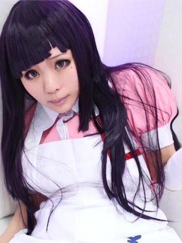 Mikan Tsumiki Purple Anime Wig