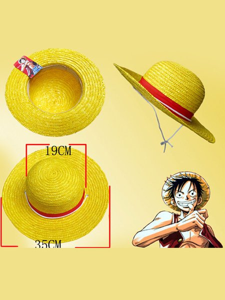 One Piece Monkey D Luffy Straw Hat Pirates Hat