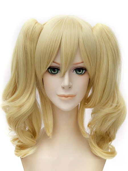 Suicide Squad Harlie Quinn Cosplay Wig Blonde  Bunches Cosplay Wig