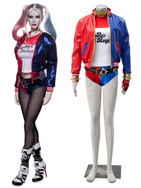 Suicide Squad Harley Quin Cosplay Costume (size: Female L)
