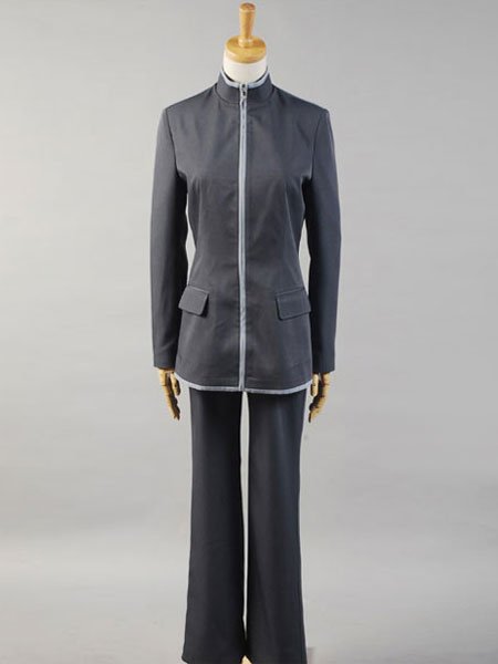 Gray Accel World Uniform Cloth Costume (size: Male S)