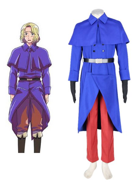 Axis Powers Hetalia France Halloween Cosplay Costume (size: Female L)
