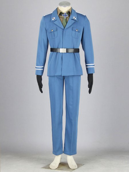 Axis Powers Hetalia Prussia Gilbert Beilschmidt Polyester Costume (size: Female XL)