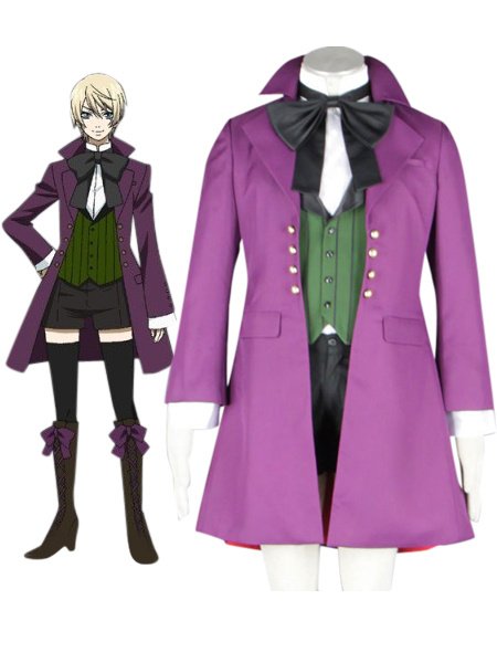 Black Butler Arnold Trancy Anime Costume (size: Female XS)