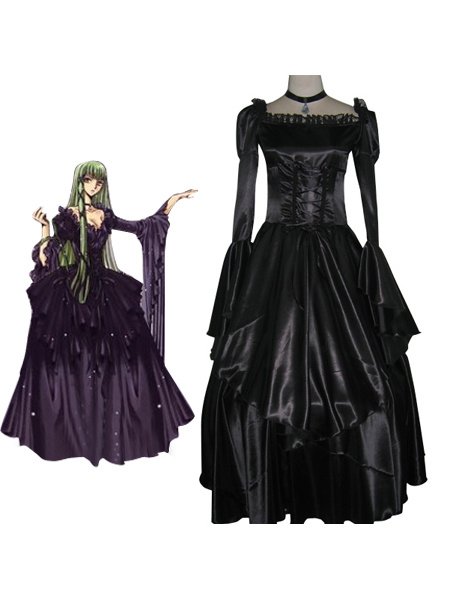 Euphemia li Britannia Code Geass C.C Gown costume (size: Female XS)