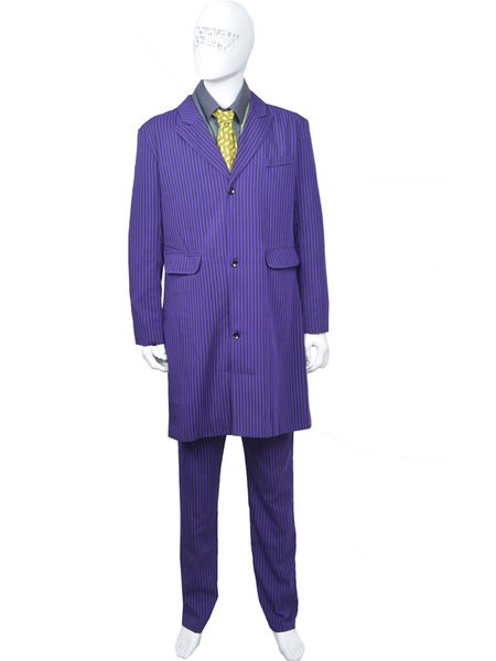 Purple Joker Poly/Cotton Blend Costume (size: Female M)