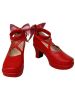 Kaname Madoka Puella Magi Madoka Magica Faux Leather Cosplay Shoes