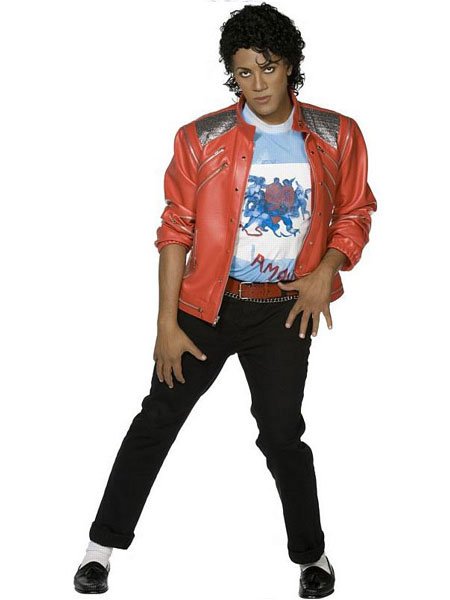 Michael Jackson Beat It Jacket Costume (size: Female XS)