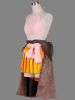 Multicolor Final Fantasy Vanille Faux Leather Costume