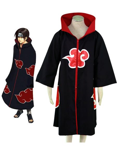Akatsuki Fashion Naruto Halloween costume (size: Female XXS)