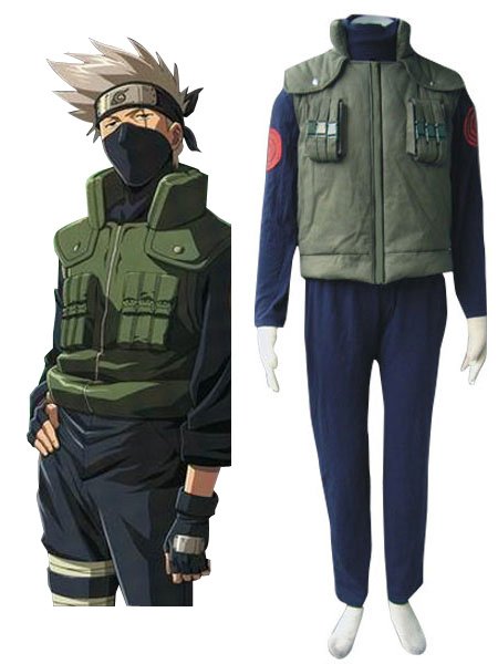 Trendy Naruto Halloween costume Hatake Kakashi (size: Female XS)