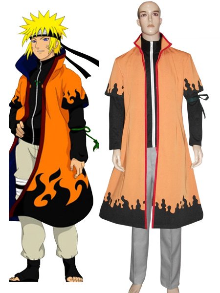 Naruto Uzumaki 6th Hokage Costume (size: Male XS)
