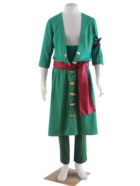 One Piece Roronoa Zoro Halloween Cosplay Costume (size: Female XXS)