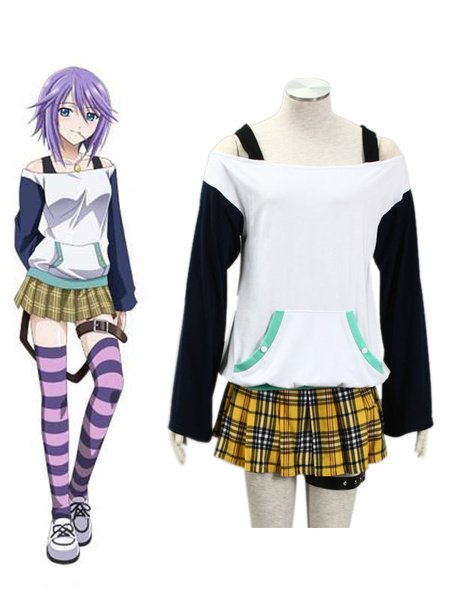 Rosario and Vampire Shirayuki Mizore Anime Halloween costume (size: Female XXS)