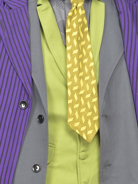 Yellow Green Joker Poly/Cotton Blend Costume (size: Female 3XL)