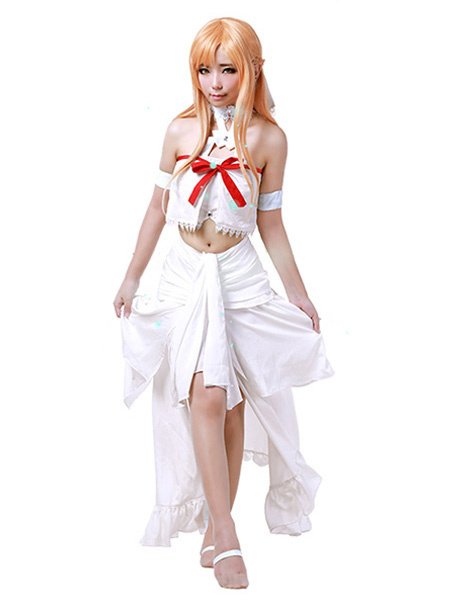 Sweet Sword Art Online Yuuki Asuna Cosplay Costume (size: L)